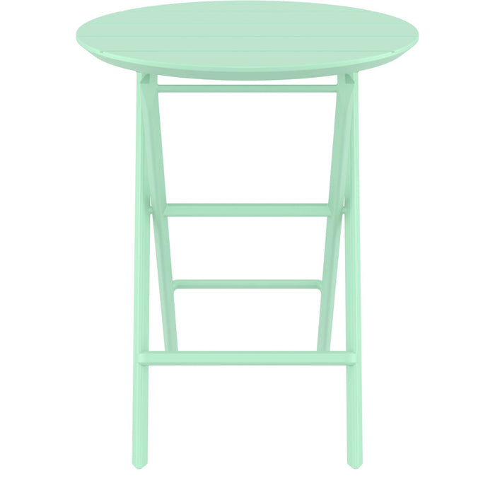 Siesta Helen Folding Table 60 Round - Opaline Green