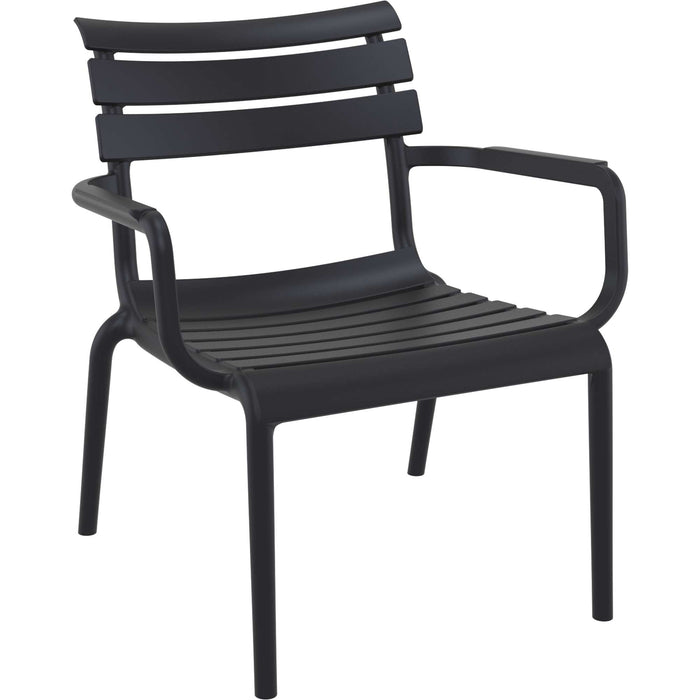 Siesta Paris Lounge Armchair - Black