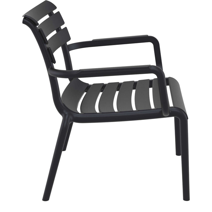 Siesta Paris Lounge Armchair - Black