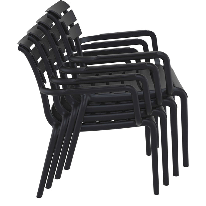 Siesta Paris Lounge Armchair - Black
