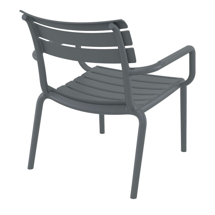 Siesta Paris Lounge Armchair - Dark Grey