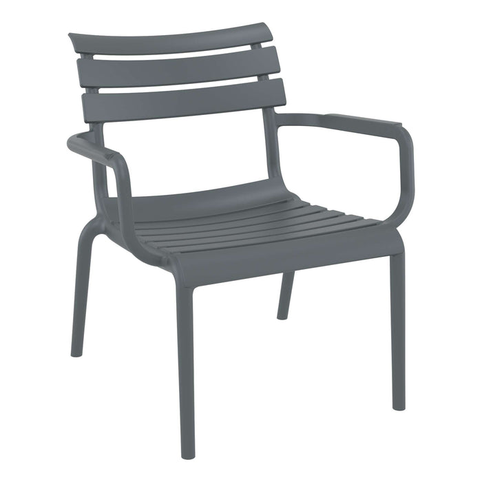 Siesta Paris Lounge Armchair - Dark Grey