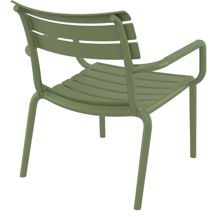 Siesta Paris Lounge Armchair - Olive Green