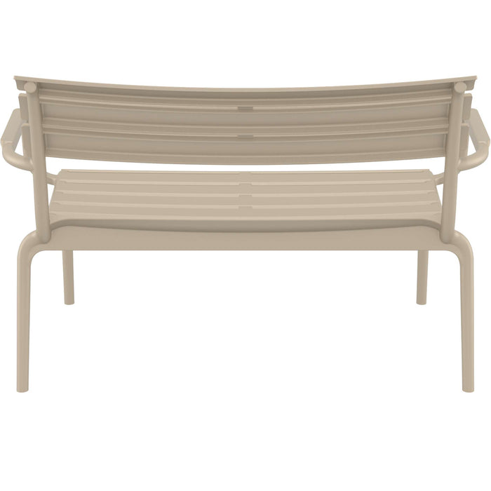 Siesta Paris 2 Seat Bench Seat - Taupe
