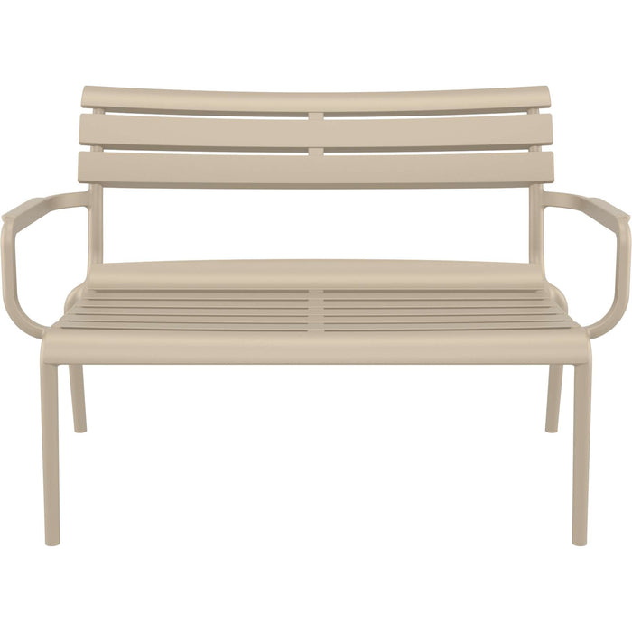 Siesta Paris 2 Seat Bench Seat - Taupe