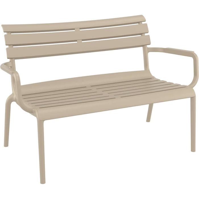 Siesta Paris 2 Seat Bench Seat - Taupe