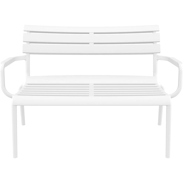 Siesta Paris 2 Seat Bench Seat - White