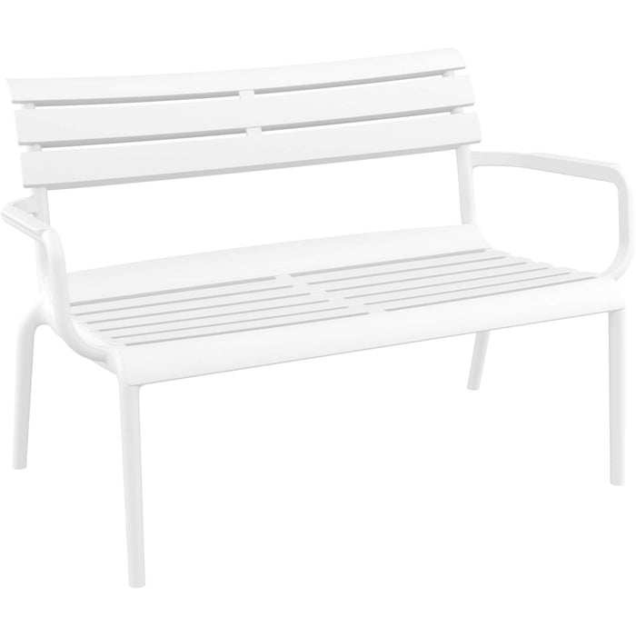 Siesta Paris 2 Seat Bench Seat - White