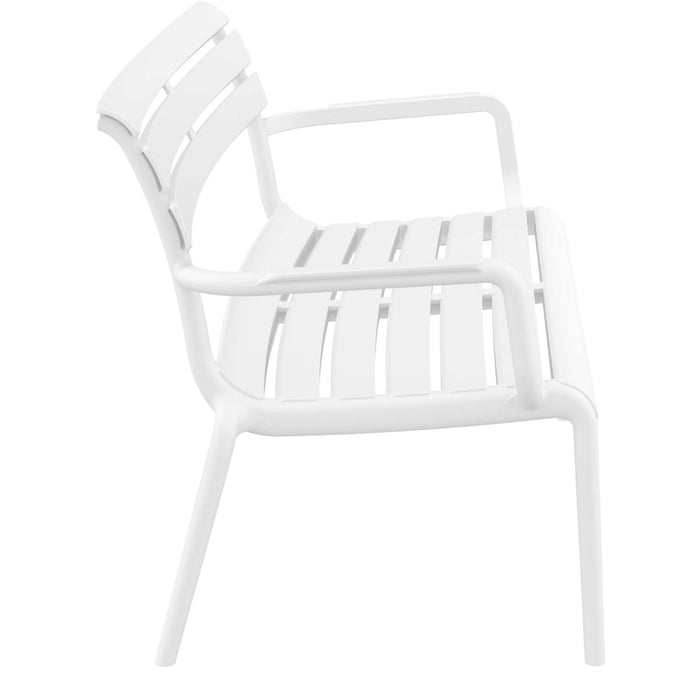 Siesta Paris 2 Seat Bench Seat - White