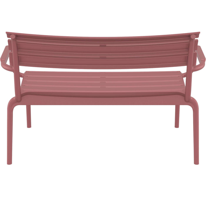 Siesta Paris 2 Seat Bench Seat - Marsala