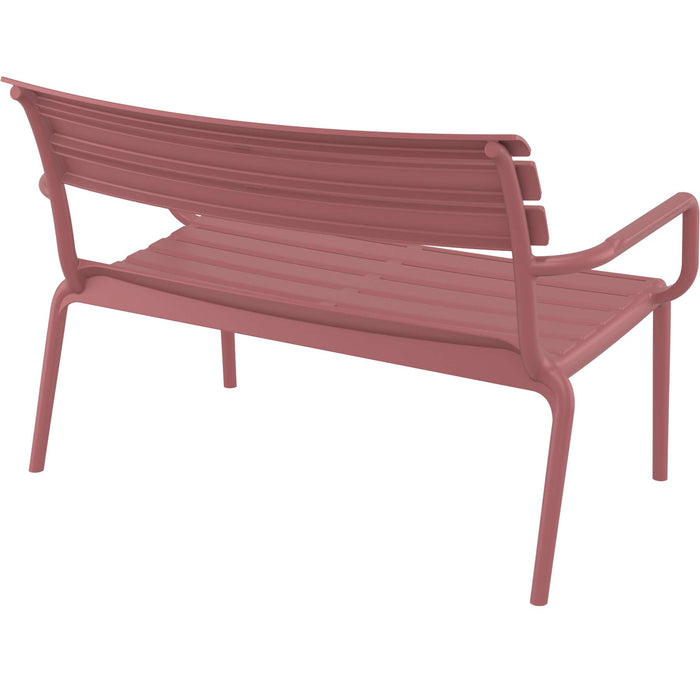Siesta Paris 2 Seat Bench Seat - Marsala