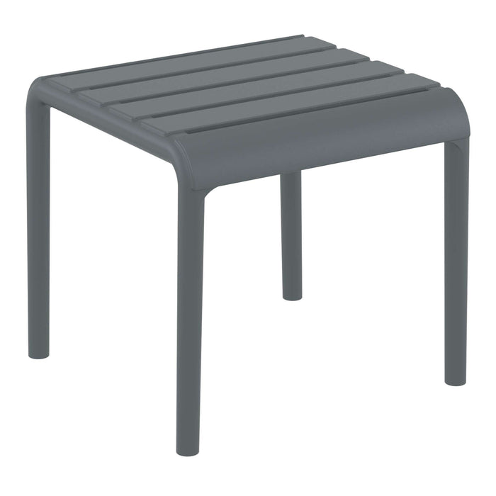Siesta Paris Side Table/Footrest - Dark Grey
