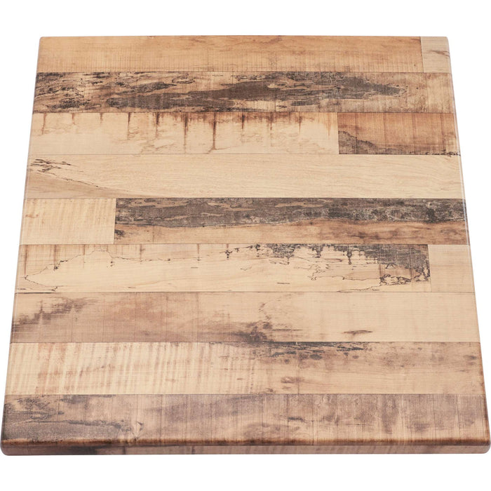 Werzalit Rustic Kansas 700mm Square Duratop by SM France