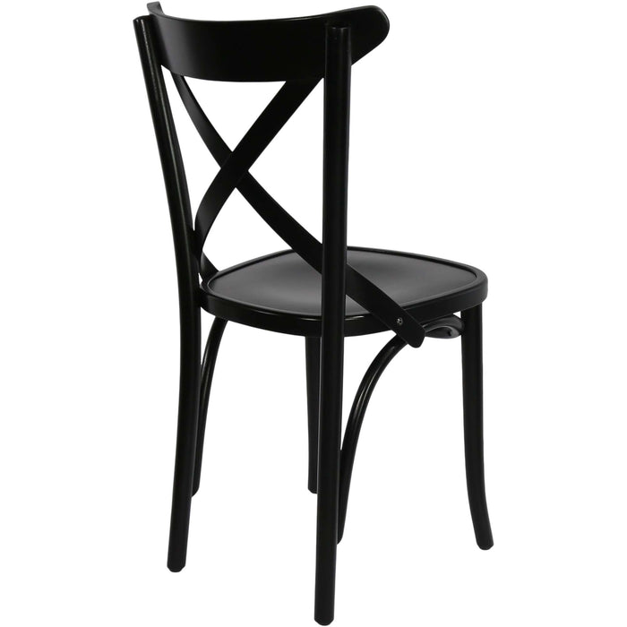 Paged Crossback Chair - Black