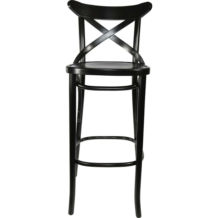 Paged Crossback 750 Stool - Black