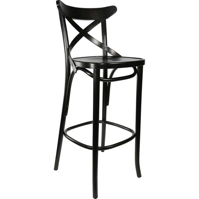 Paged Crossback 750 Stool - Black