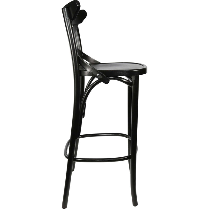 Paged Crossback 750 Stool - Black