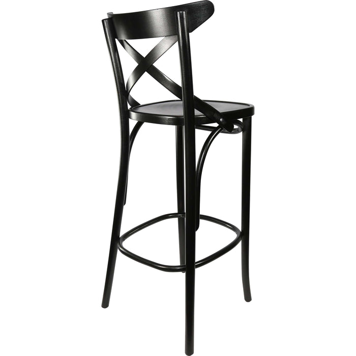 Paged Crossback 750 Stool - Black