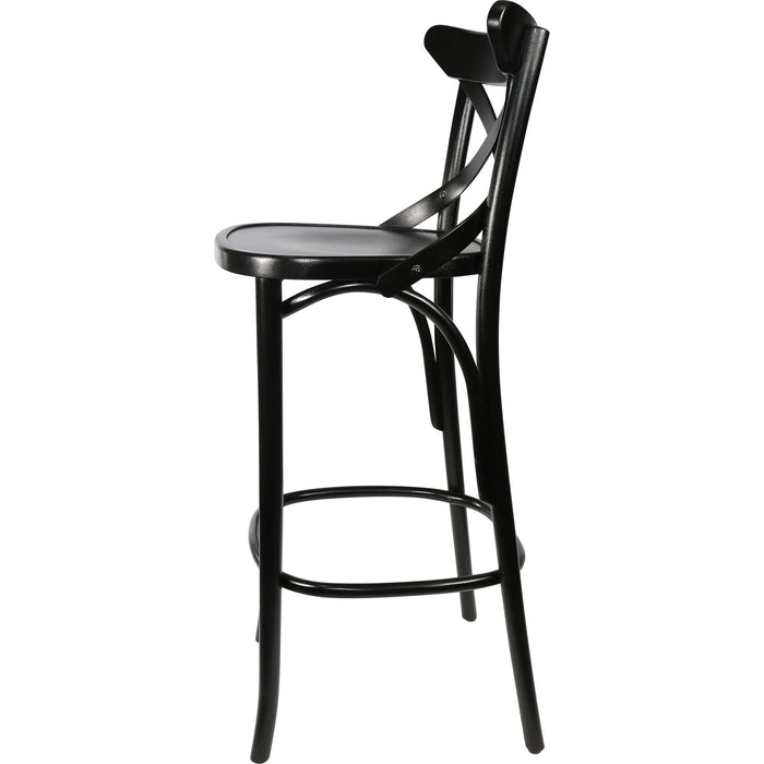 Paged Crossback 750 Stool - Black