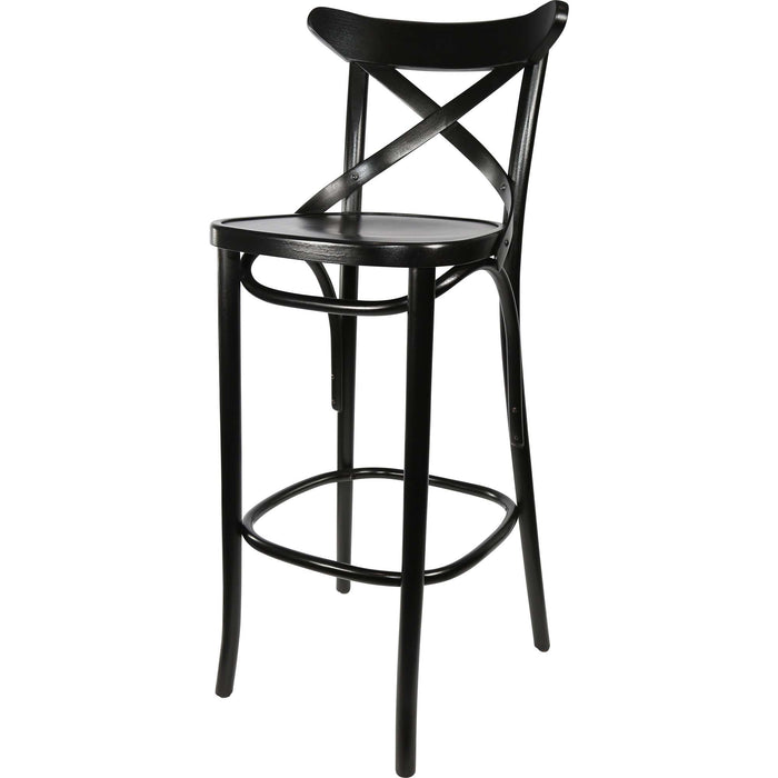Paged Crossback 750 Stool - Black