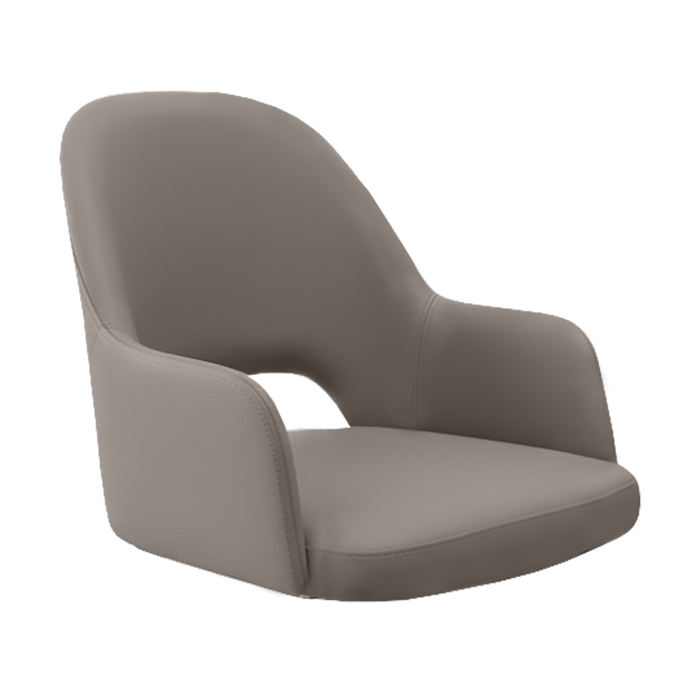 Bourbon Armchair Shell - Nougat Vinyl