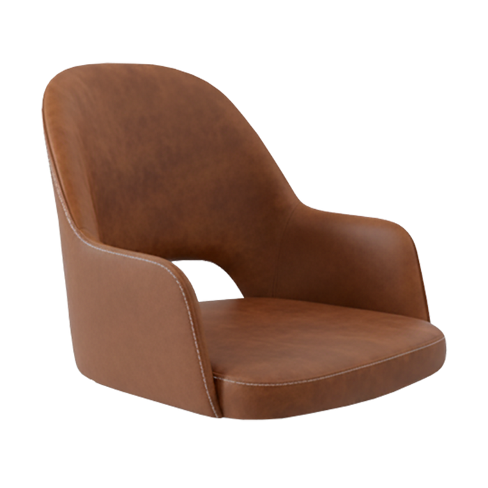Bourbon Armchair Shell - Tan Fabric