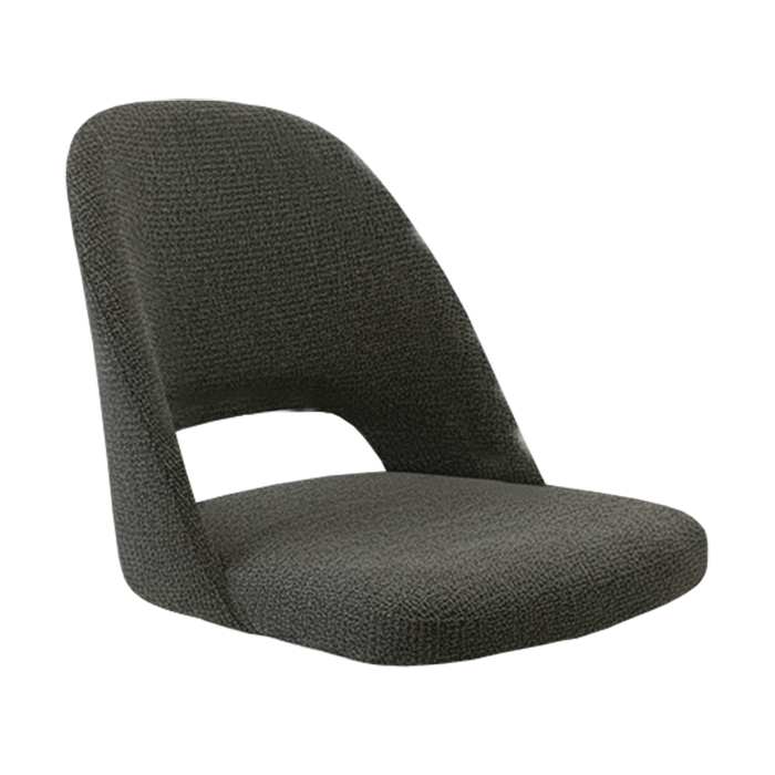 Crescent Chair Shell - Anthracite Fabric