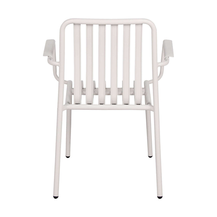 Durafurn Bordeaux Armchair — White