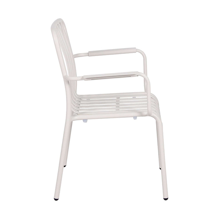 Durafurn Bordeaux Armchair — White