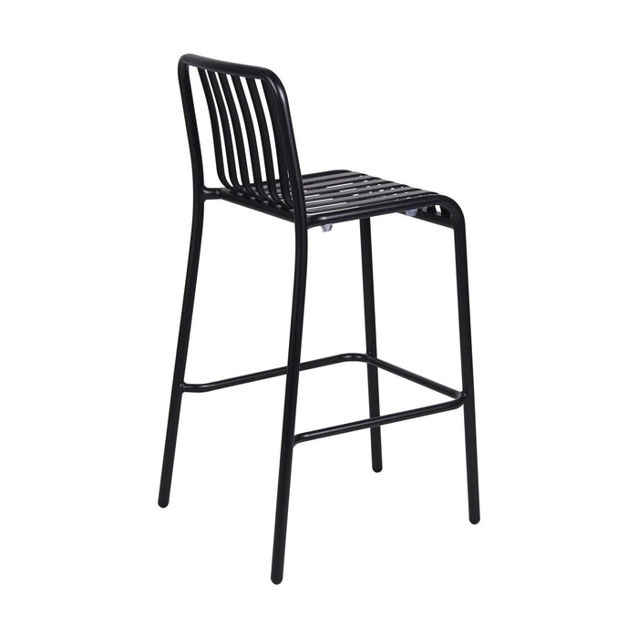 Durafurn Bordeaux Bar Stool — Black