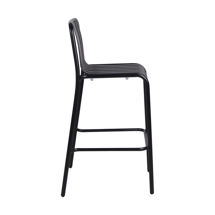 Durafurn Bordeaux Bar Stool — Black