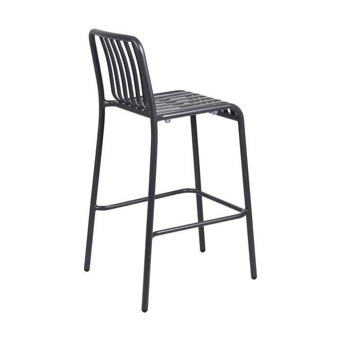 Durafurn Bordeaux Bar Stool — Dark Grey