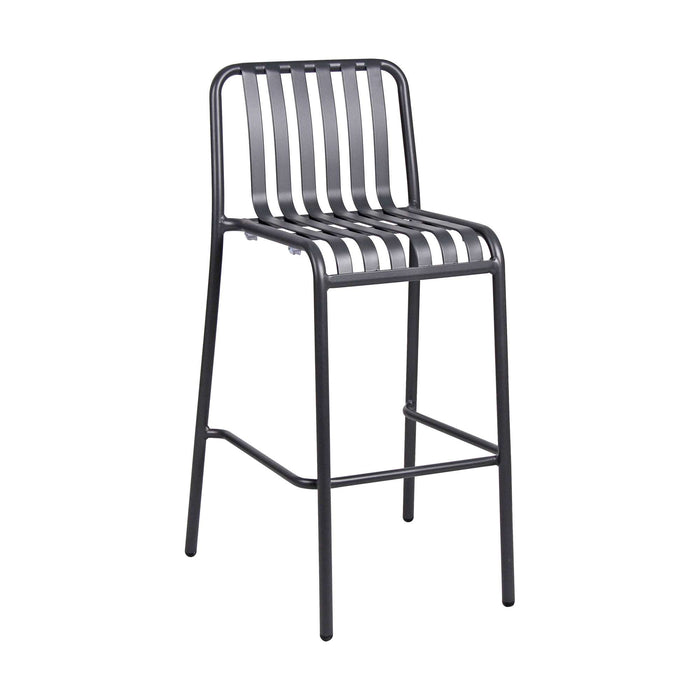 Durafurn Bordeaux Bar Stool — Dark Grey