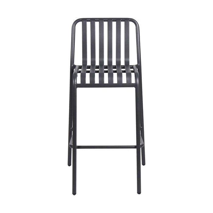 Durafurn Bordeaux Bar Stool — Dark Grey