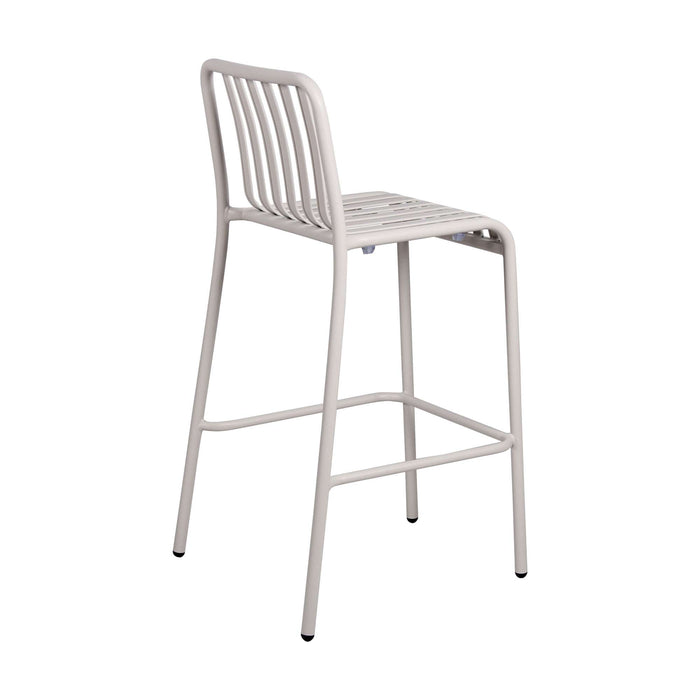 Durafurn Bordeaux Bar Stool — White