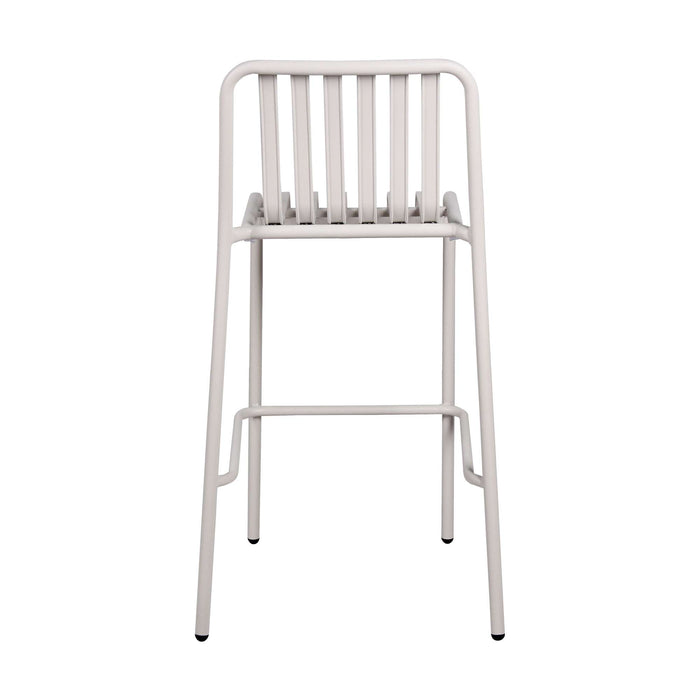 Durafurn Bordeaux Bar Stool — White
