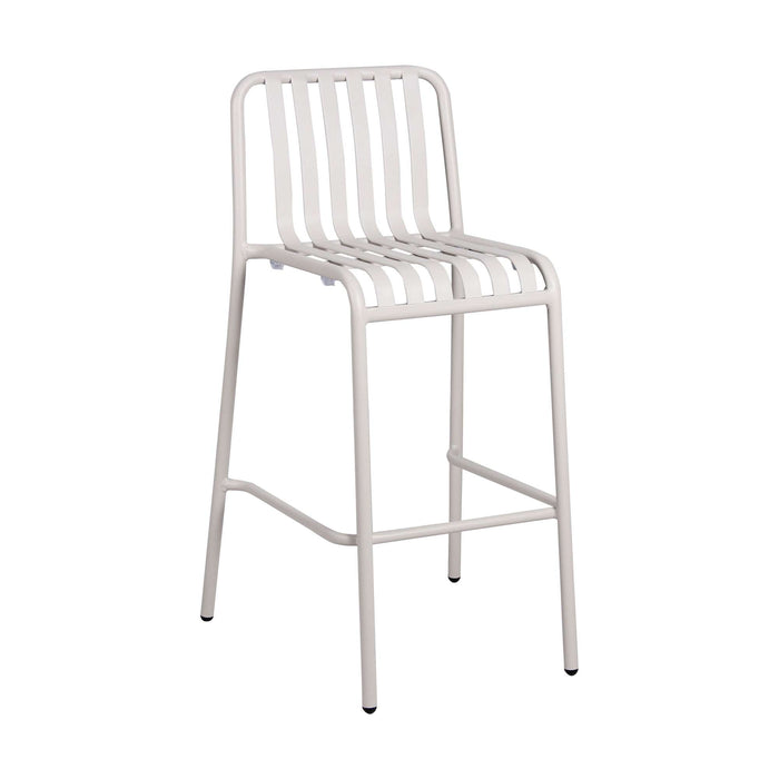 Durafurn Bordeaux Bar Stool — White