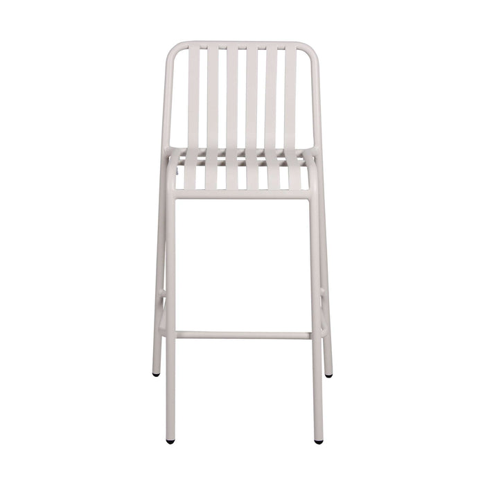 Durafurn Bordeaux Bar Stool — White
