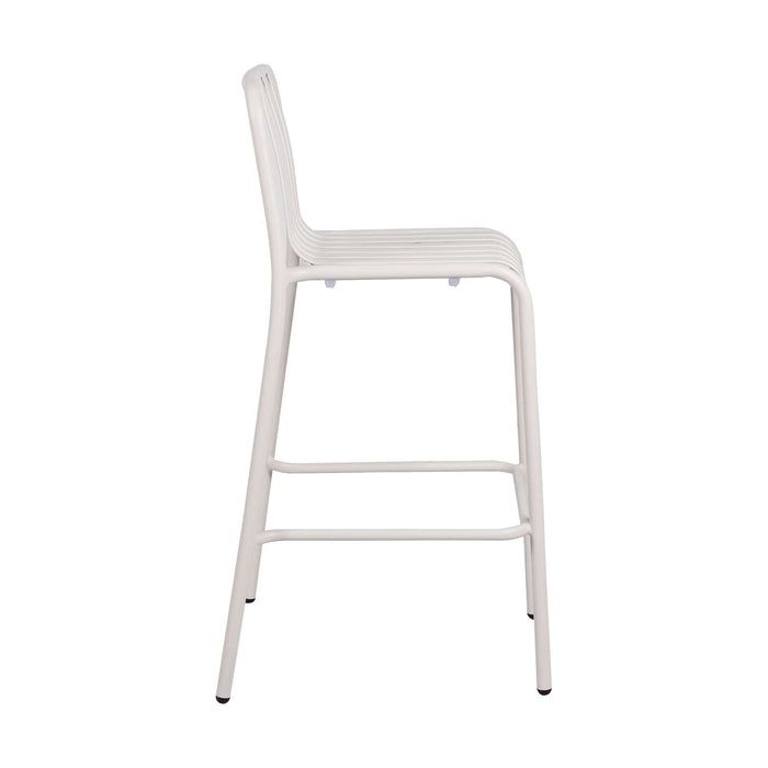 Durafurn Bordeaux Bar Stool — White