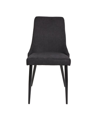 Flora Dining Chair Charcoal (Set of 2)