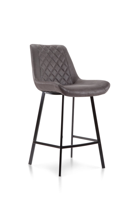 Flynn Bar Stool Charcoal (Set of 2)