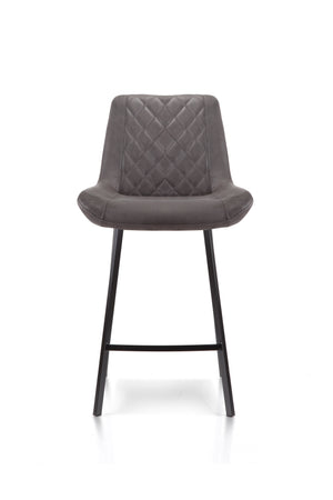 Flynn Bar Stool Charcoal (Set of 2)