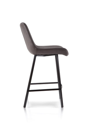 Flynn Bar Stool Charcoal (Set of 2)