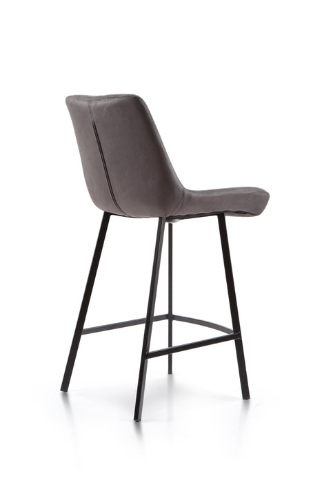 Flynn Bar Stool Charcoal (Set of 2)