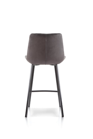 Flynn Bar Stool Charcoal (Set of 2)