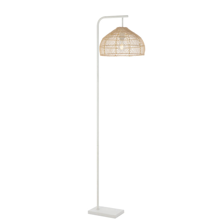 Frya 40 Floor Lamp - Natural, White
