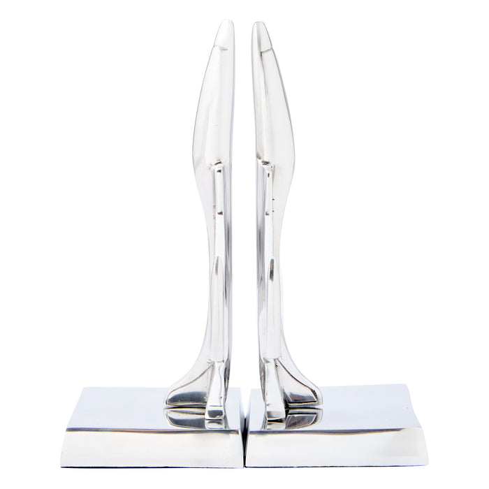 Aluminium Fighter Jet Bookends