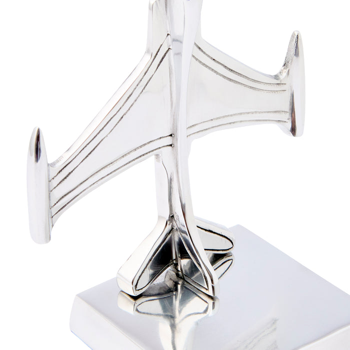 Aluminium Fighter Jet Bookends