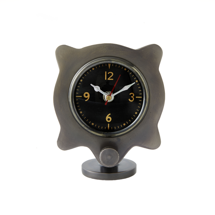 Boomerang Clock - Aluminium