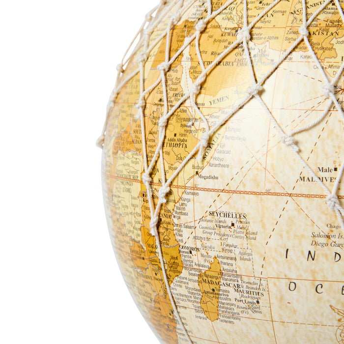 Hot Air Balloon, 20cm, Ivory World - Wicker